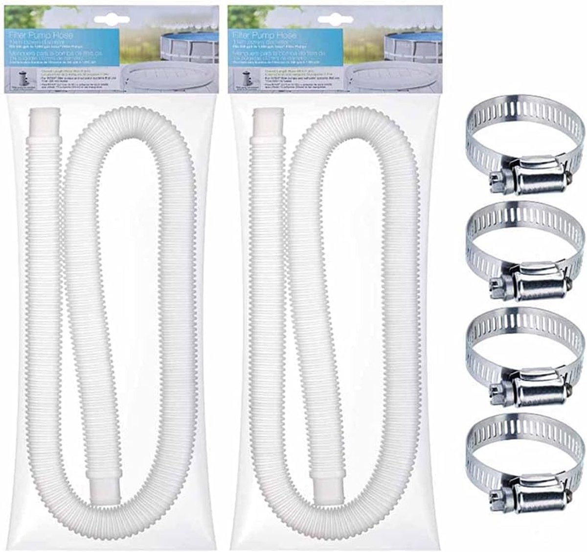 Reserveslang voor zwembad, diameter 1,25 inch, voor zwembadfilter, compatibel met filterpomp 330 GPH, 530 GPH en 1000 GPH