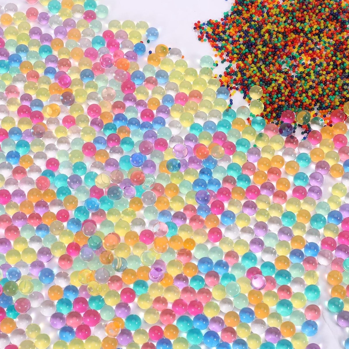120.000 stuks waterparels, gelballen, kleurrijk als vulling voor vazen, bloemen, planten, drijvende kaarsen, bruiloften, Kerstmis, tafeldecoratie, woondecoratie