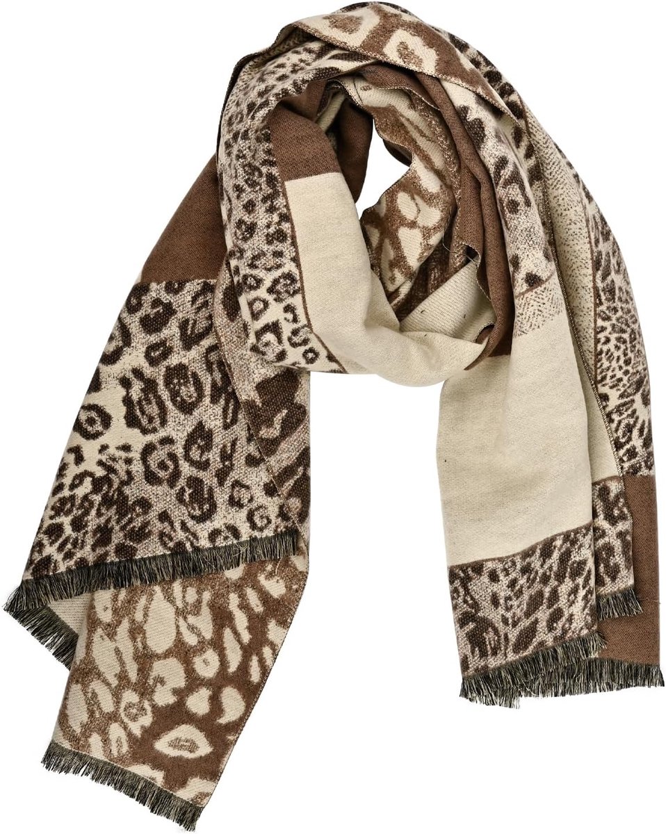 Sjaals en omslagdoeken voor dames, 185x65 cm, kasjmier, warm en