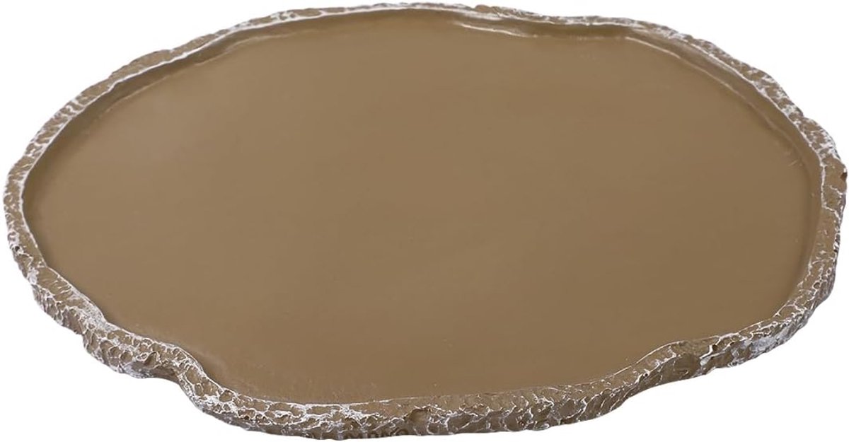 Pet Feeding Plate Reptiel Feeding Bowl Vivarium Voedsel Water Schaal Hars Bowl voor Schildpad Gecko Snake Huisdier Breeding Lade