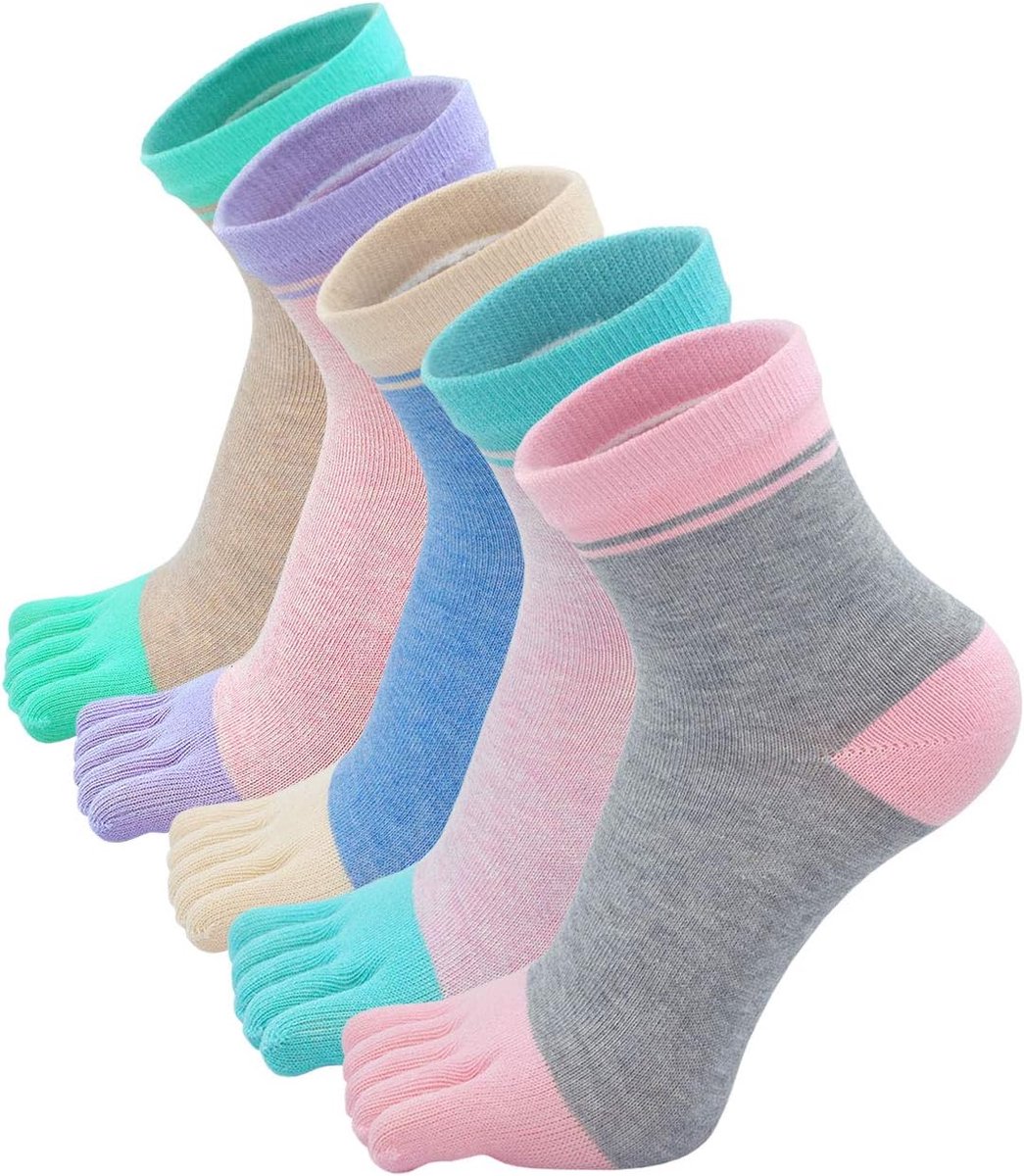 Sokken Dames Fantasie Kleuren Leuke Sokken, Vrolijke Gekleurde Sokken