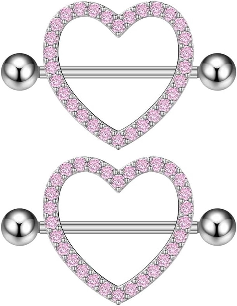 Barbells - Hypoallergene Cubic Zirconia Body Sieraden voor Vrouwen