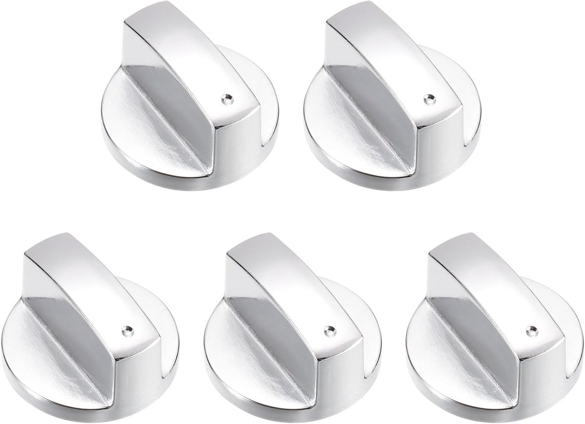 5 stuks handgrepen voor gasfornuis, universele reserveknoppen van 6