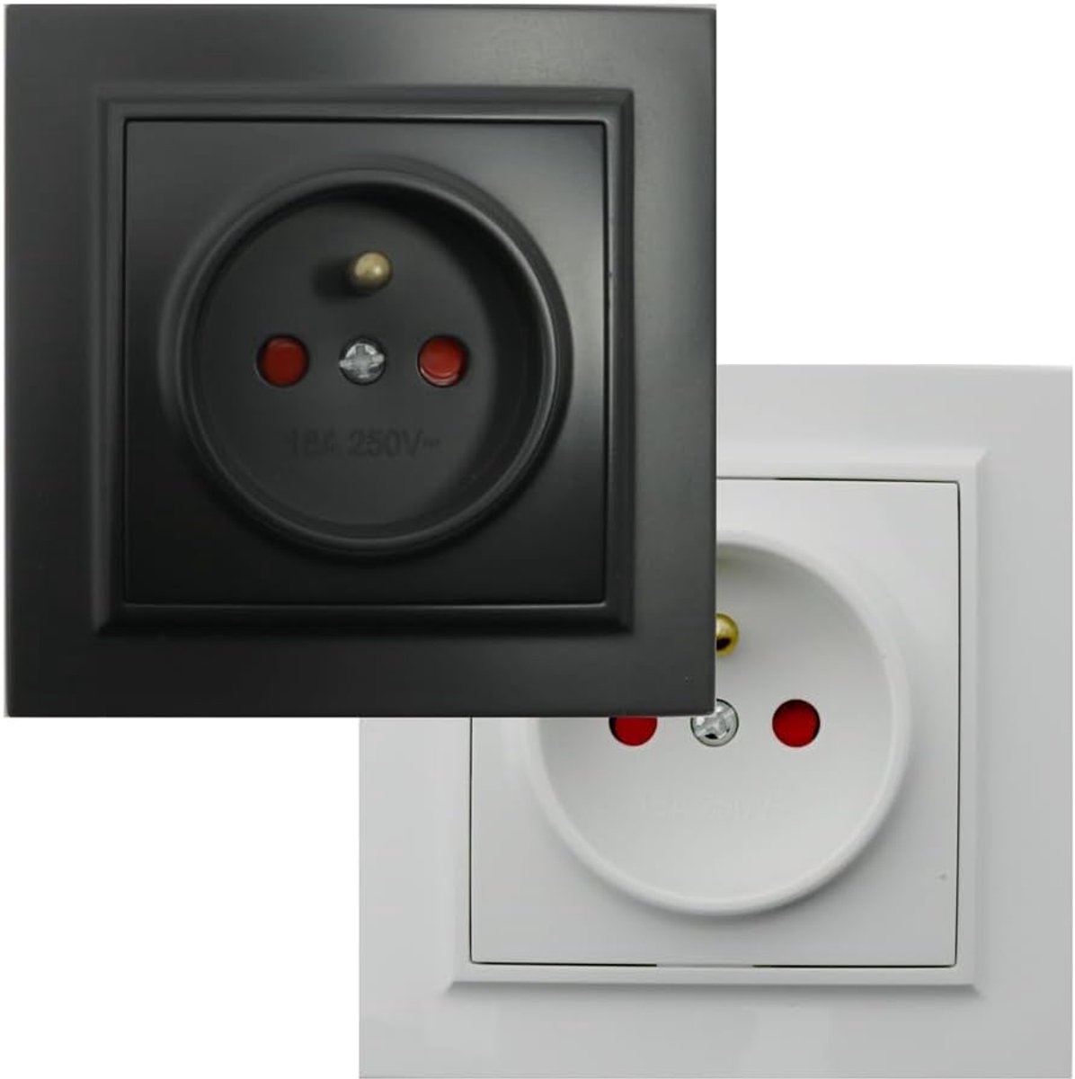 PJ tuimelschakelaar in zwart - Een moderne en elegante lichtdimmer die een verfijnde touch aan uw huis geeft. Kwaliteit en duurzaamheid voor elke decoratieve stijl.