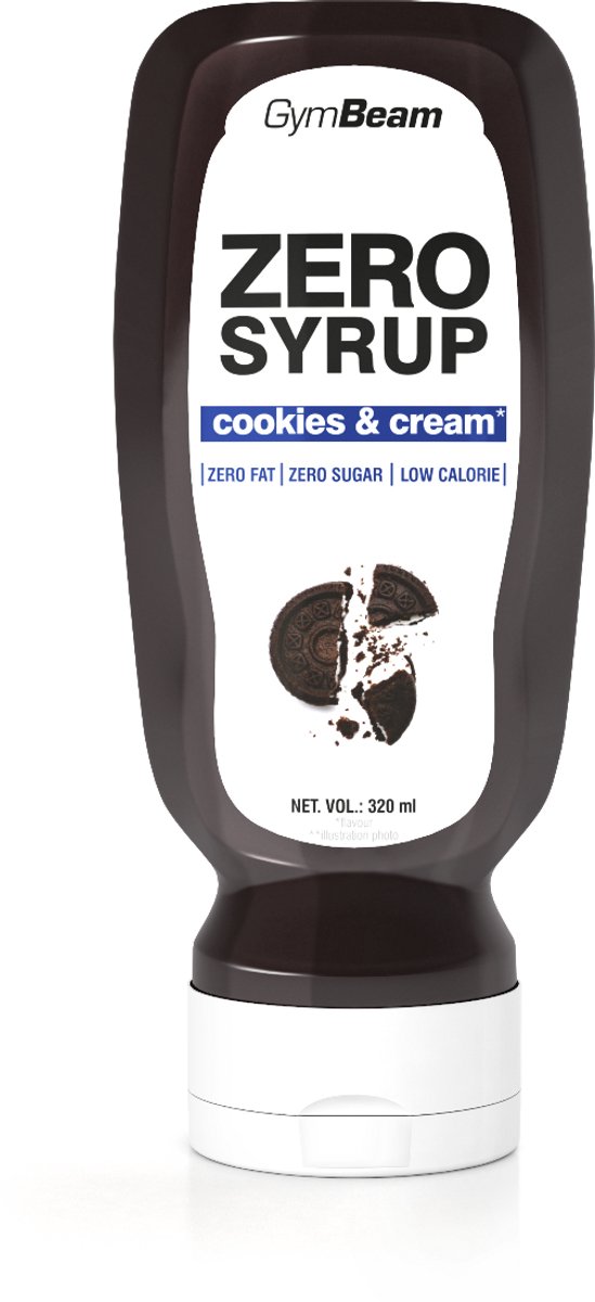 GymBeam ZERO SYRUP Koekjes & Crème 320 ml