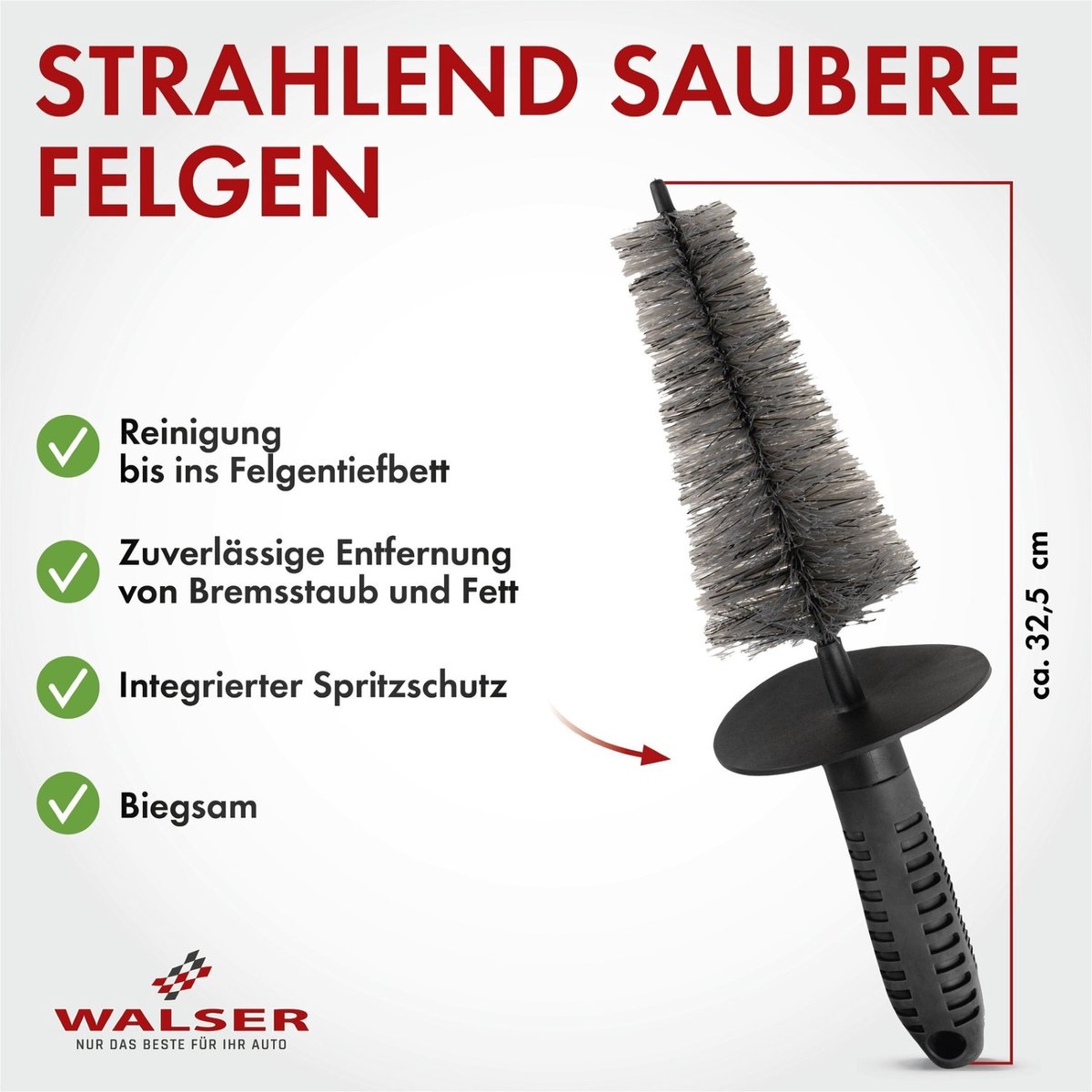 Velgenborstel Borstels Krasvrij Velgen Borstel Velgenreiniger Auto Personenauto Wasborstel