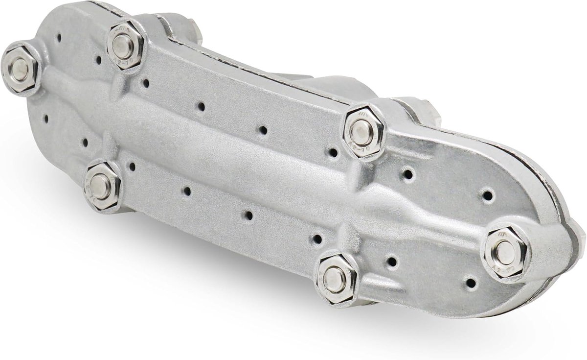 Gietkop Douchekop - Waaiermondstuk Sproeier - Tuin Besproeien - 16 Mondstukgaten - 3/4 Inch Draad - Aluminium