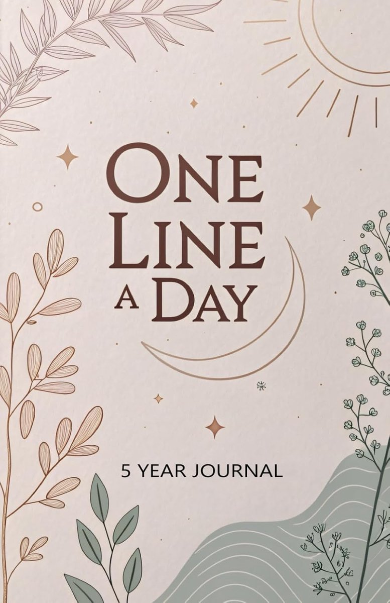 SnelShoppen - One Line a Day 5 Jaar Dagboek: Vijf Jaar Geheugenboek, Minimalistisch Ontwerp, Perfect voor Persoonlijke Reflectie en Herinneringen