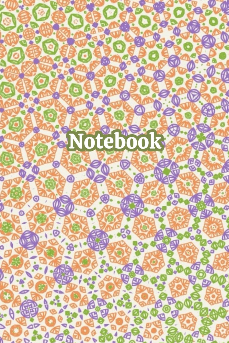 Haaknotitieboek - Geometrisch ontwerp - Lege pagina's - Perfect voor creatieve ideeën - ShopVlot