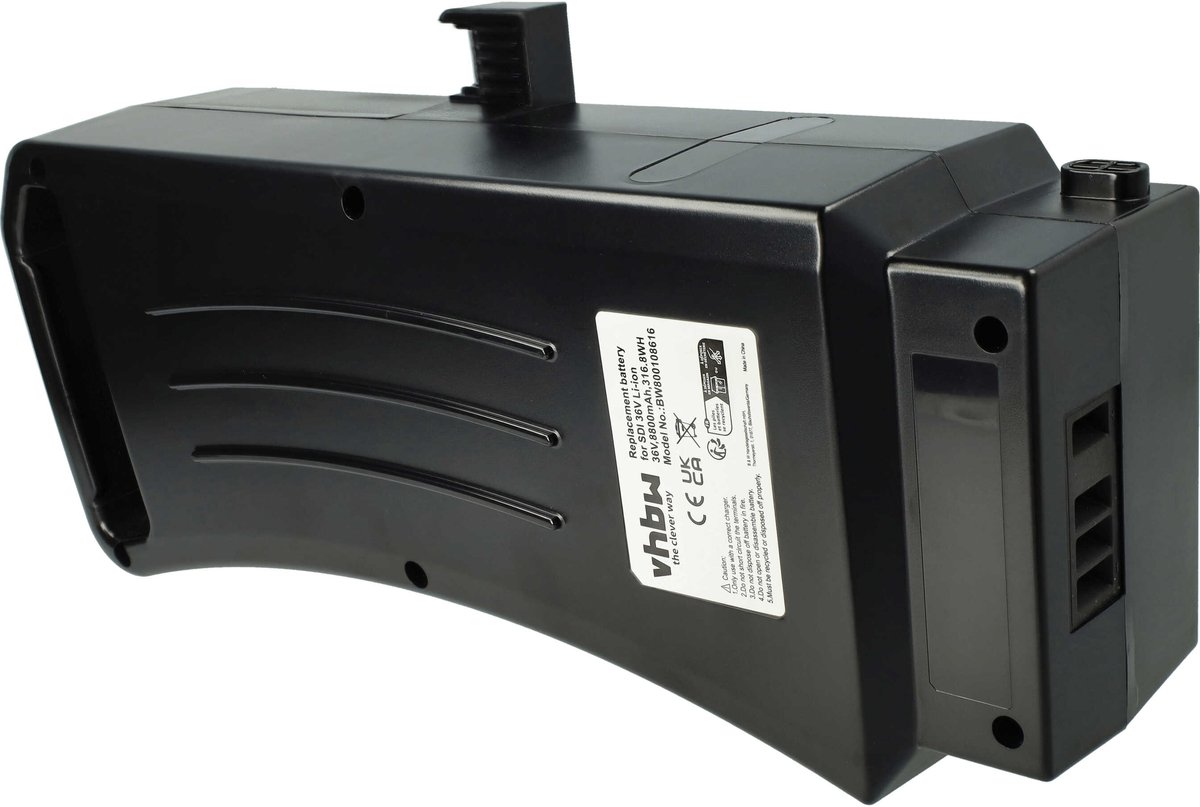 vhbw-vervangingsaccu voor Zündapp SDI-3610C voor e-bike (8,8 Ah, 36 V, Li-Ion) - zwart