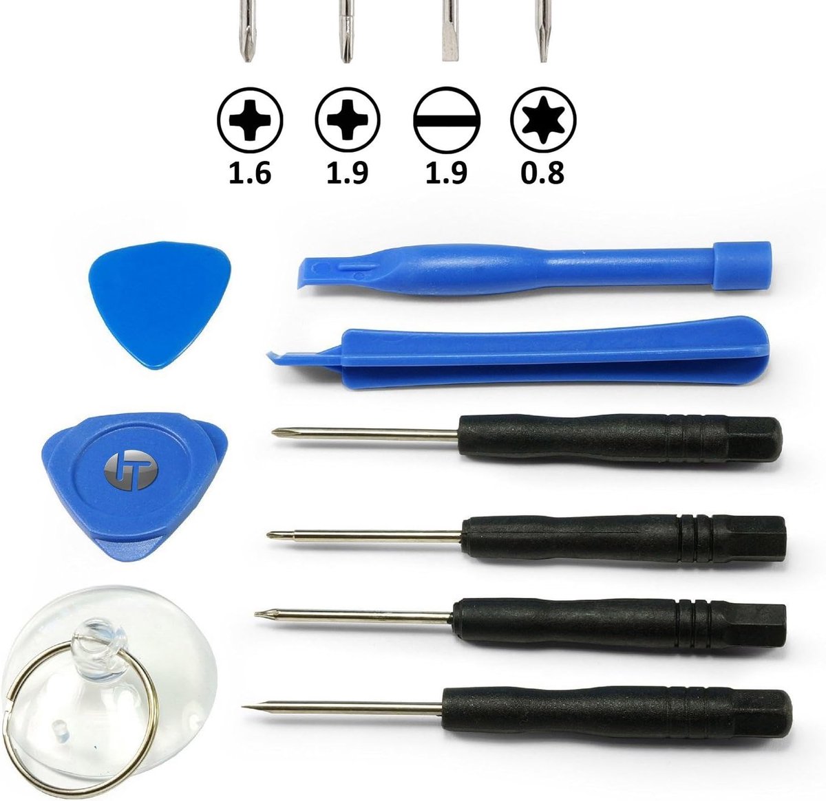 Incutex schroevendraaier reparatie gereedschap set geschikt voor mobiele telefoons, laptops, tablets, camera's, PC - ShopVlot