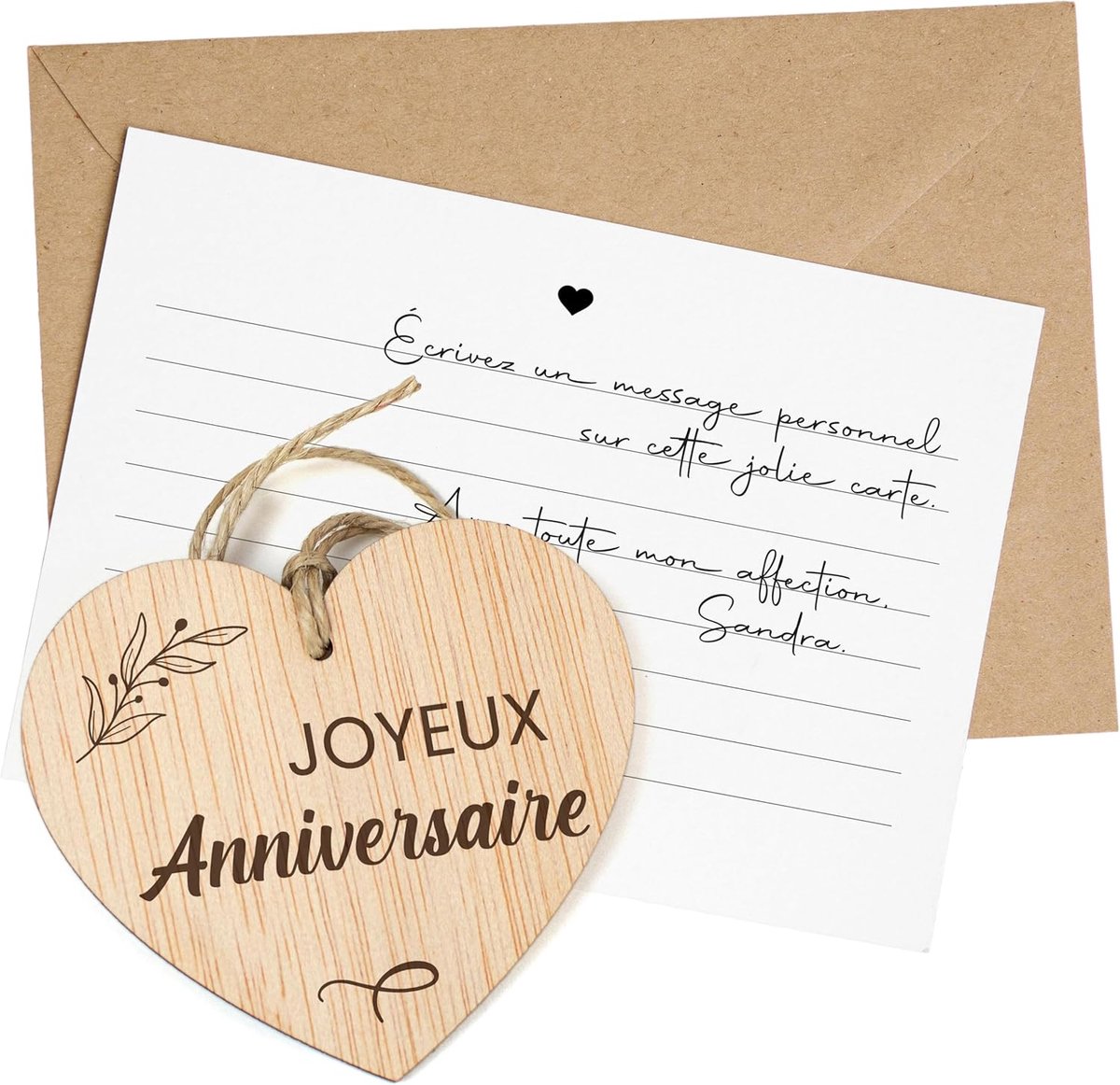 Cadeaux d'Anniversaire pour Personnes Spéciales. Carte d'Anniversaire en Bois Cadeaux Originaux Anniversaire pour Ami Cartes Birthday