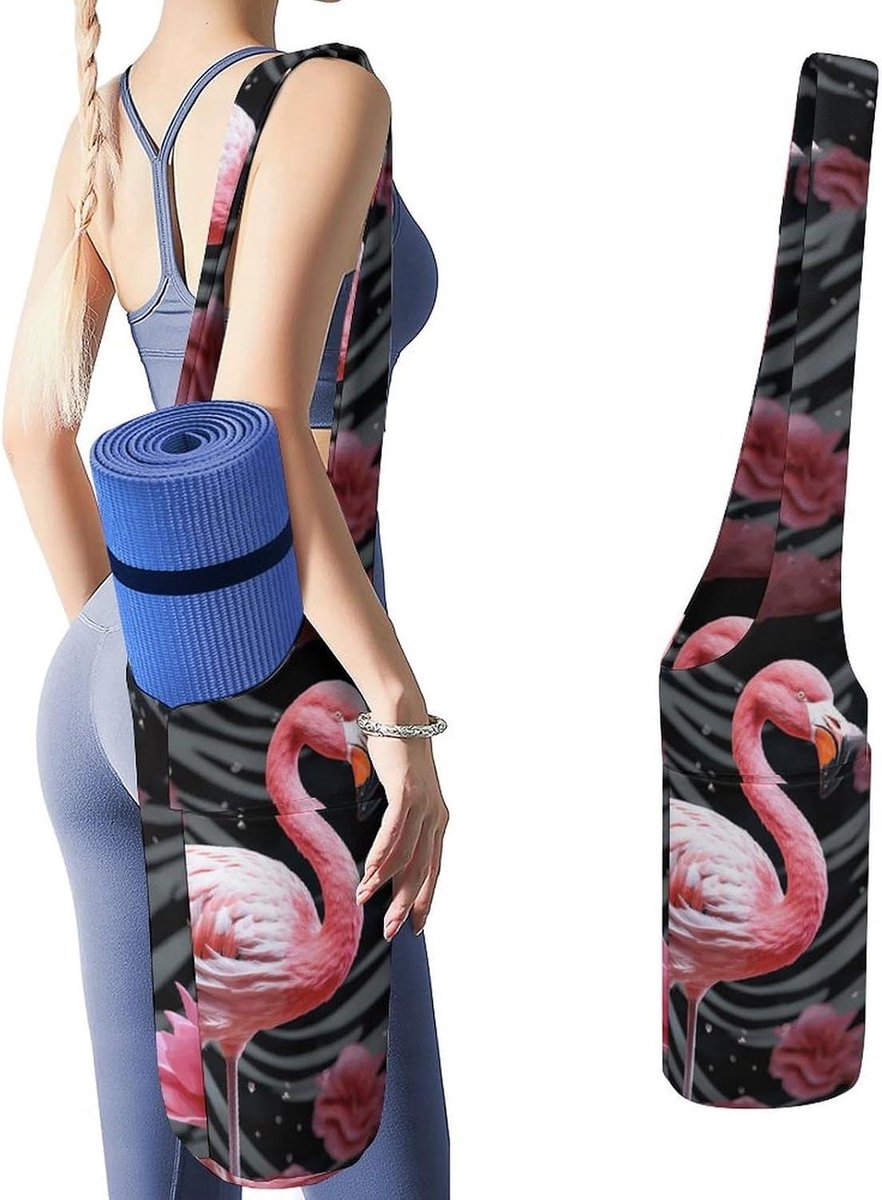 Yogamat Tas - Draagtas Mat - Sporten - Grote Zijvakken - 50x40x18cm - Stijl