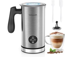 Elektrische Melkopschuimer - Melkopschuimer RVS - Cappuccino Maken - Automatische Opschuimer - Niet gespecificeerd - Zilver