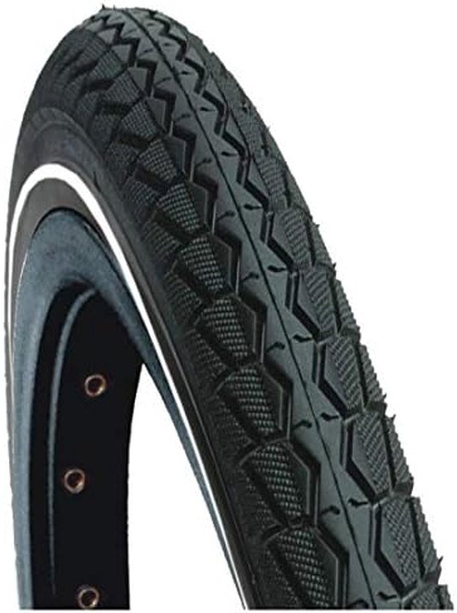 Fietsband Zonder Lucht - Anti-lek Band - Veilig Fietsen - Met Reflectie - 20 x 1.30 - Zwart