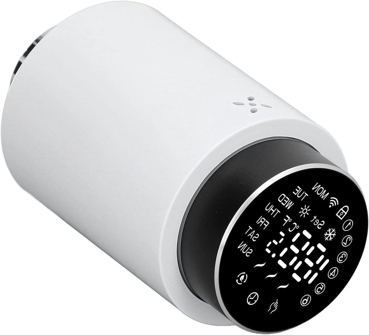 Slimme Thermostaat Kraan - Verwarming Ventiel - Energie Besparen - Stille Werking - 5.5mm Slag - Wit