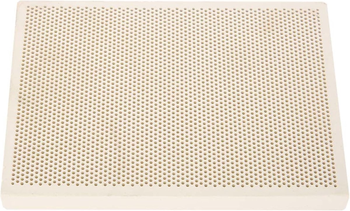 soldeerplaat, keramische honingraat soldeerplank sieraden verwarming verf afdrukken drogen gereedschap plaat, Mat, blad voor gasfornuis hoofd 135 x 95 x 13 mm