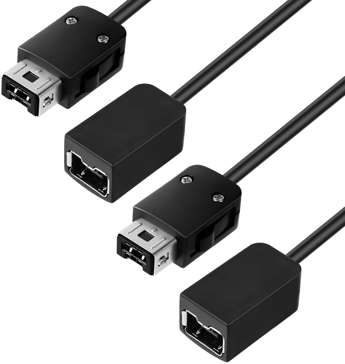 3 m / 10ft Verlengkabel Compatibel met voor Nintendo NES Classic Mini Edition Controller, SNES Mini verlengkabel voor WII afstandsbediening en WII Nunchuck Controller (2 stuks)