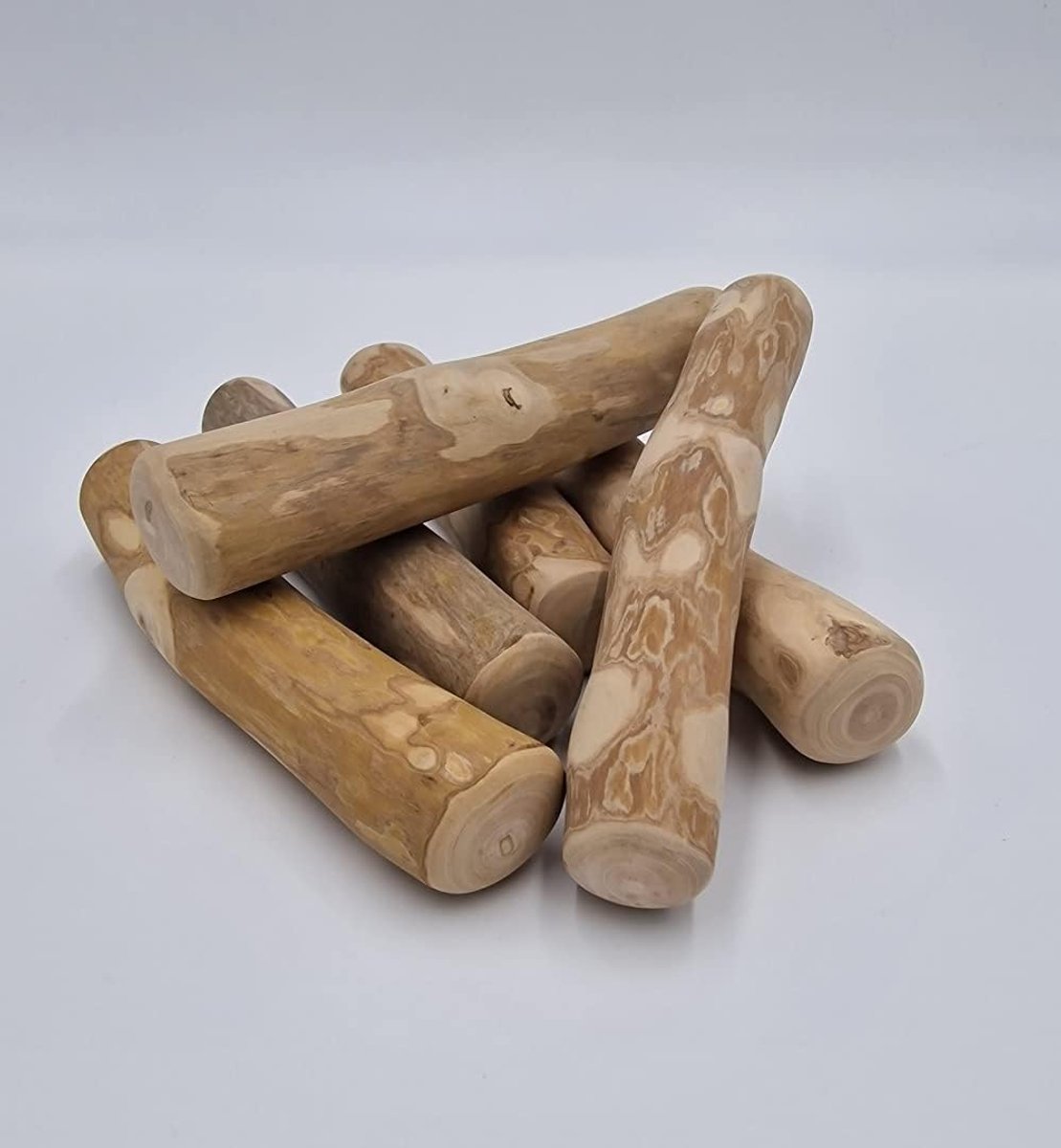 Kauwbot voor honden, koffiehout, natuurlijke kauwstaaf, tandverzorging, hondenspeelgoed, M, 1 stuks