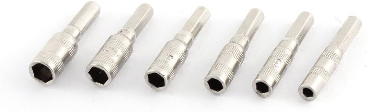 uxcell a15052300ux0043 H4 Schacht 2,5 mm 3 mm 3,5 mm 4 mm 4,5 mm 5 mm 6 Punten Hex Socket 6 in 1