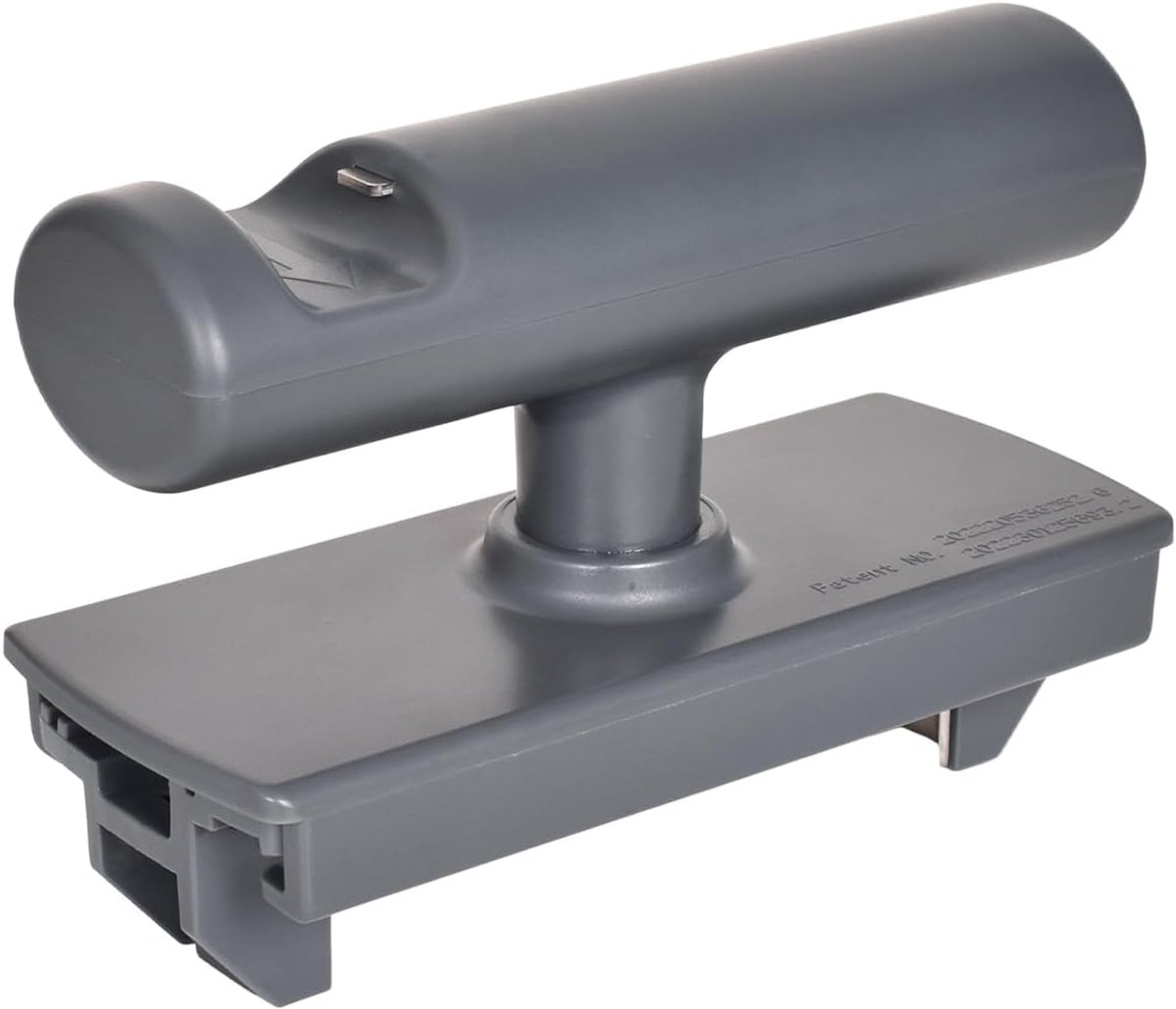 opener, werkbesparende blikopener, glazen kachelaar, schroefdekselopener, voor senioren, blikopener, handmatig voor schroefglazen, dekselopener voor familie, picknick, winkel (grijs)