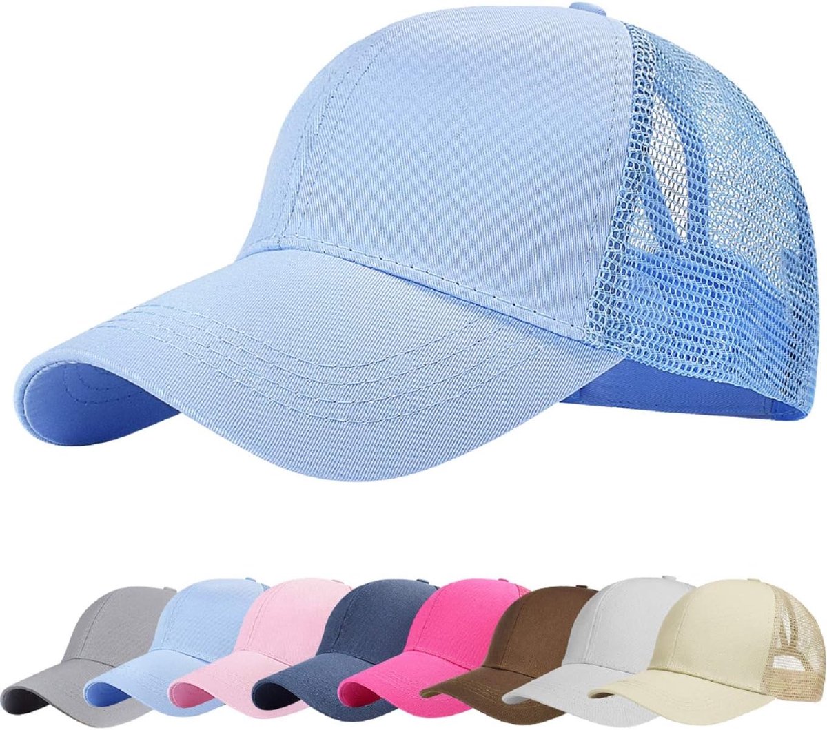 mesh baseballcap voor dames basecap outdoor sport pet casual