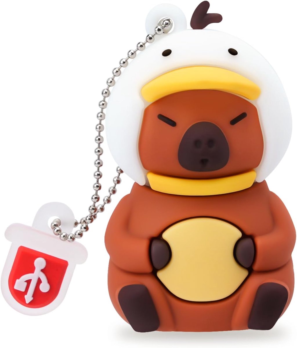 32 GB USB-stick leuke flashdrive in de vorm van een Kapbaras geheugenstick nieuwigheid USB-drive pendrive voor externe gegevensopslag