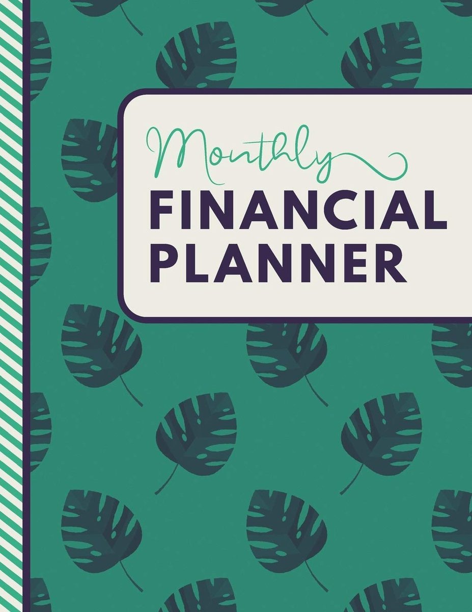 Financial Planner: A 12-Month Personal Finance Planner Organizer for Debt Free Money Management | Tropical Palm Leaf Design