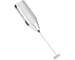 Handmixer - Eierklopper Melkopschuimer - Koffie Maken - Laag Geluidsniveau - 20 cm - Zilver