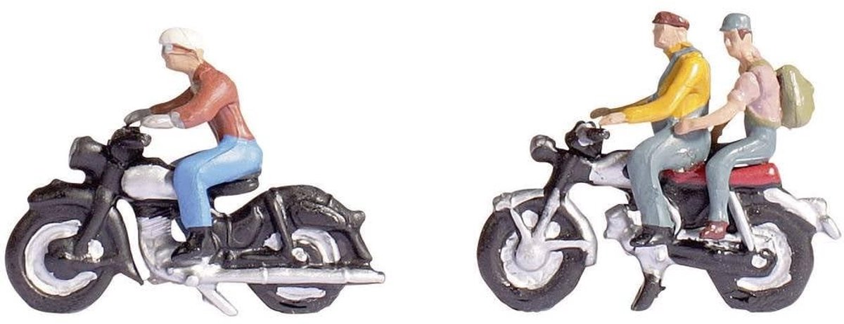 Omgoods - Motorfietsfiguur H0 - Perfect voor Modelbouw en Diorama's