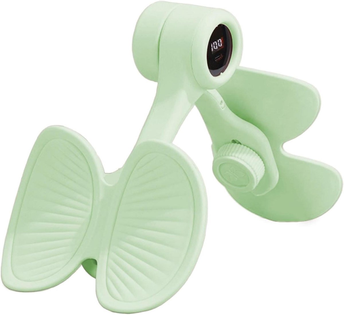 Bekkenbodem Trainer - Dijbeen Trainer - Spierversterking - 360 Graden Roterend - 36.5x17x15.5 cm - Groen