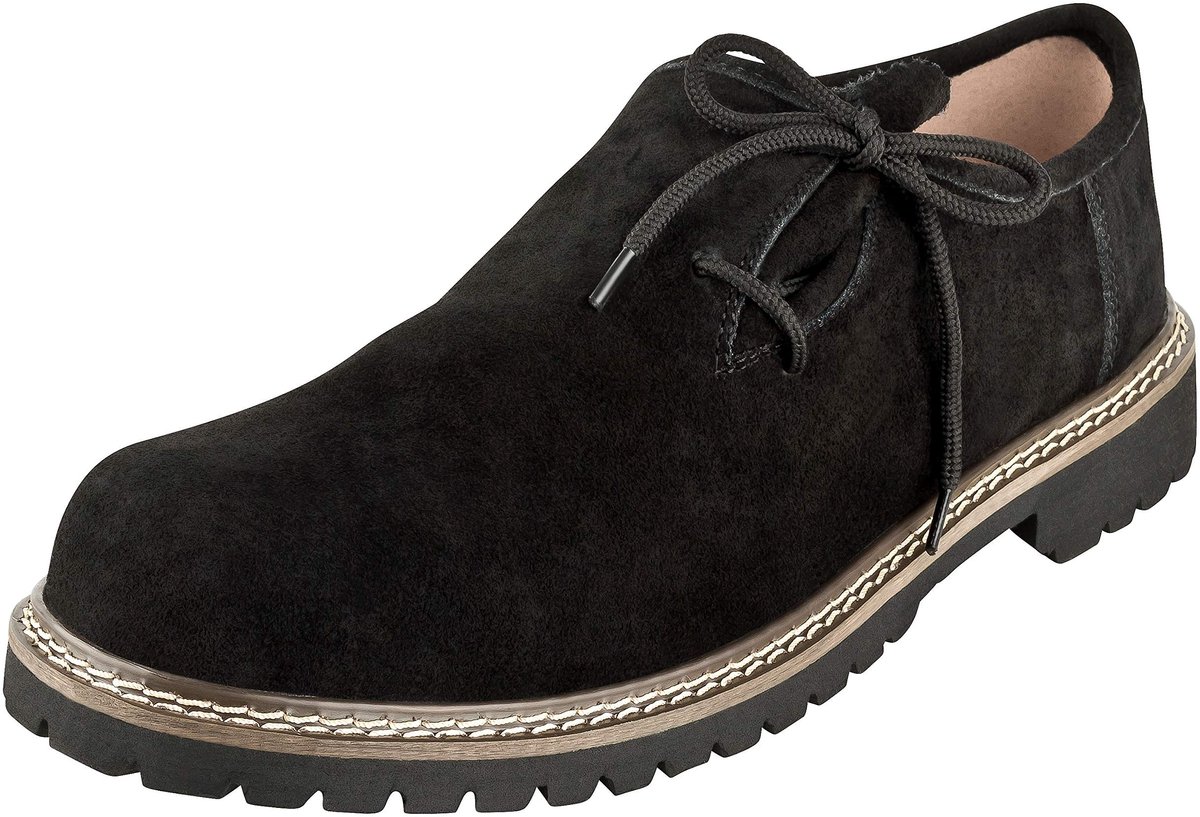 Omgoods - Premium Leren Kostuumschoenen voor Mannen - Zwart