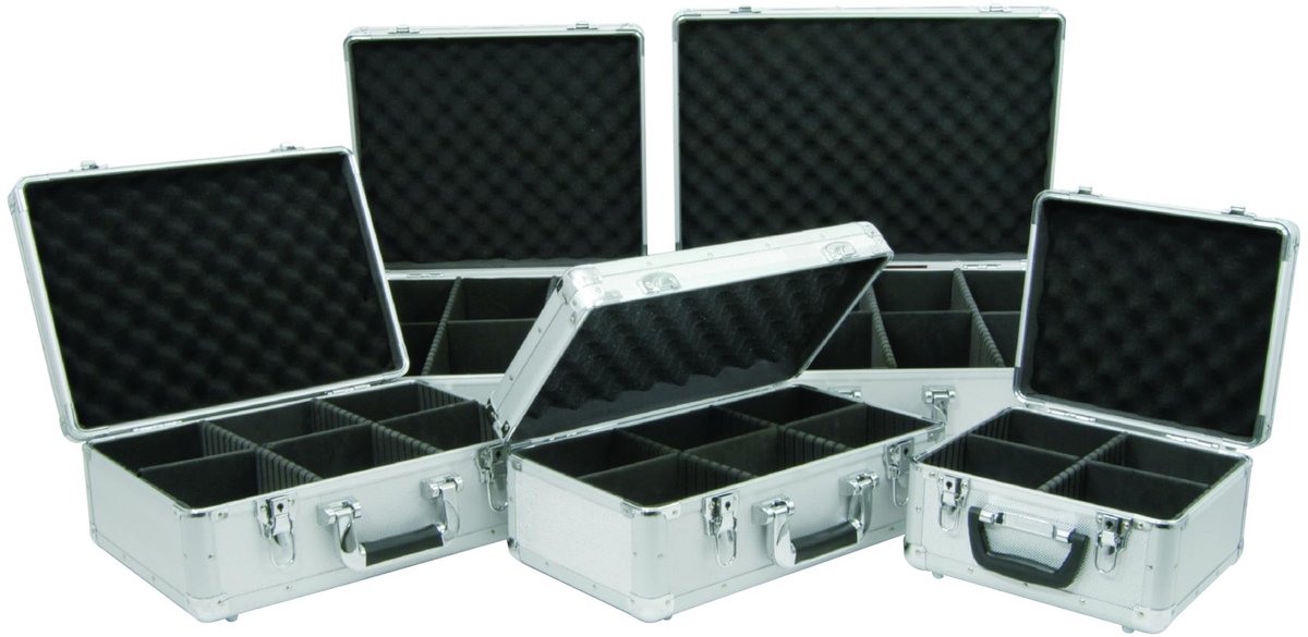 Omgoods - Aluminium CD Opbergdoos voor 96 CDs