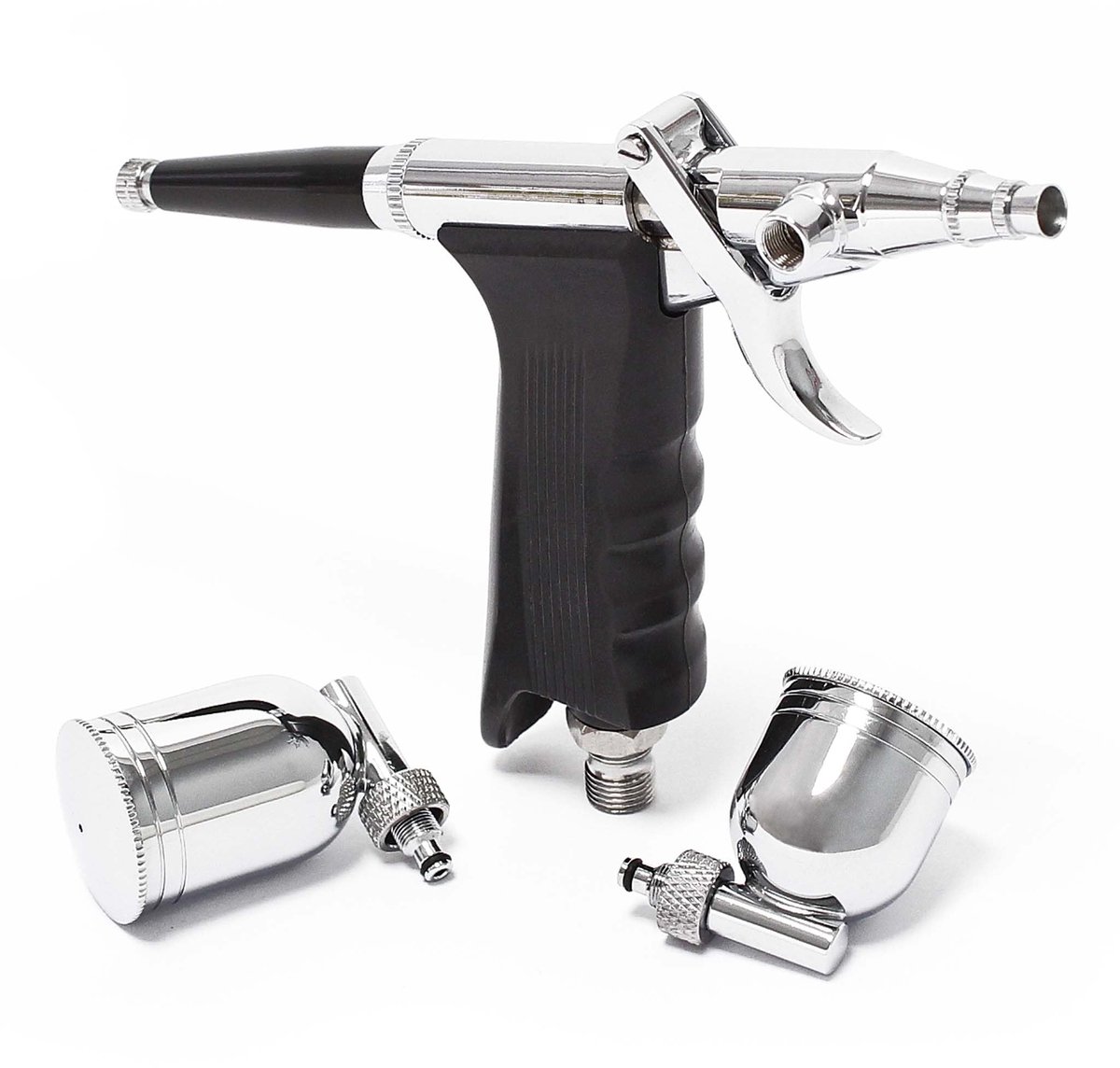 Omgoods - Wiltec Dubbel Actie Airbrush Gun - Type 116 met 0.3 mm Nozzle