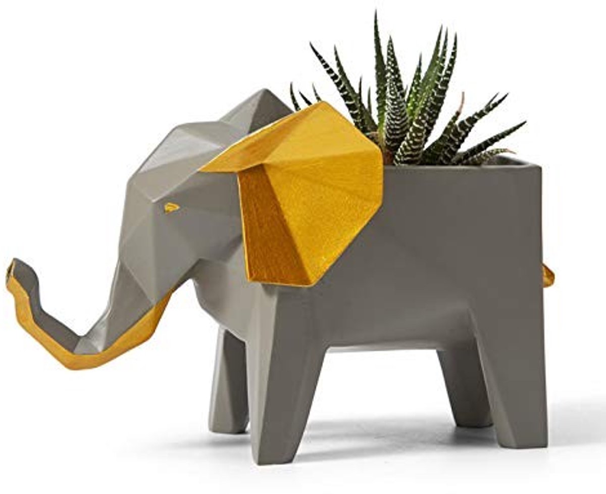 Omgoods - Elephant Succulent Planter - Moderne Decoratie en Plant Pot