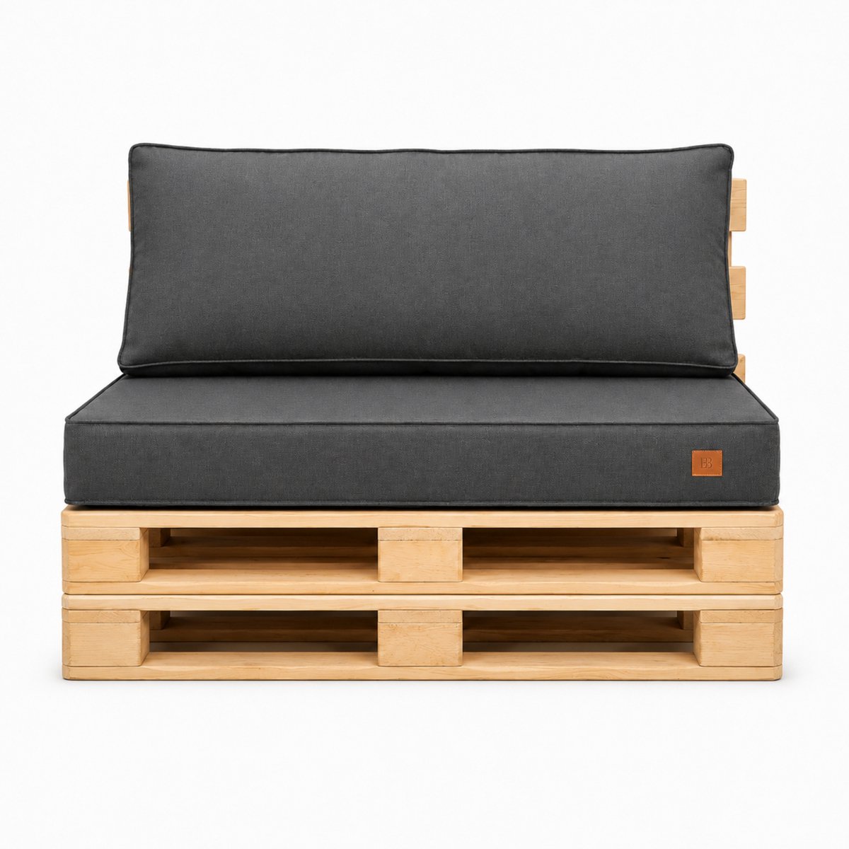 Blomster Outdoor - Tuinkussens Set voor Palletmeubels - Waterafstotend - Europallet - 120x80x15 cm