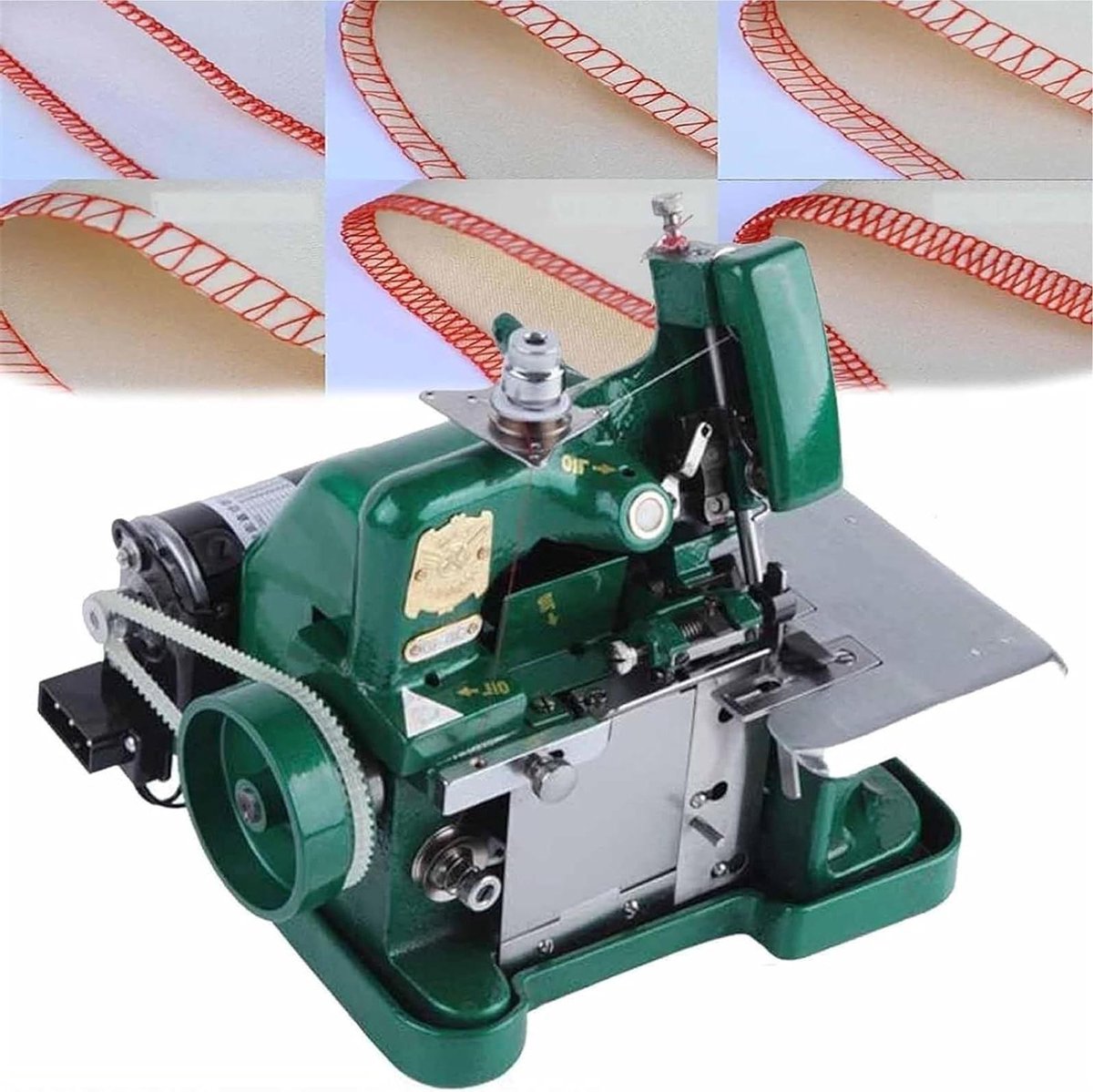 Overlockmachine - Serger naaimachine - Professioneel naaien - Hoge snelheid 3000 steken/min - 3000 steken/min - Grijs