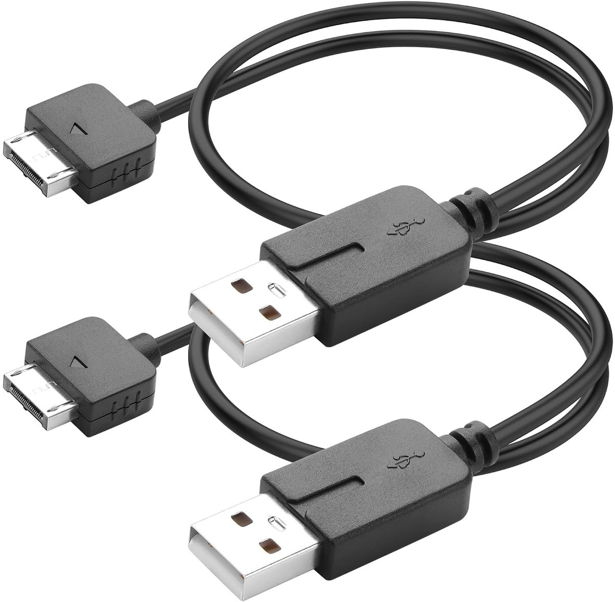 2 Stuks 1.2m Data- en Oplaadkabel voor PSP Vita - Snelle Synchronisatie en Hoogwaardige Connectiviteit