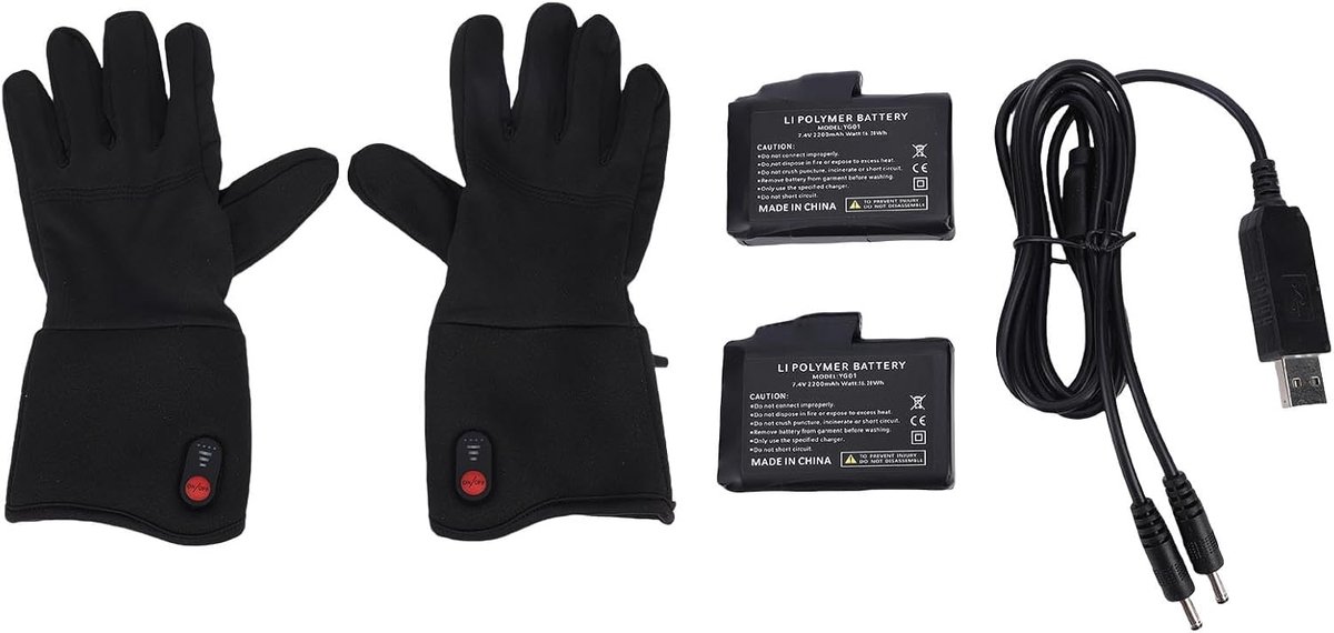 Verwarmde Handschoenen - Elektrische Handschoenen - Winterse Buitenactiviteiten - Snelle Handverwarming - 31 x 13 x 6 cm - Zwart — cadeau in Sport & Outdoor - foto 7