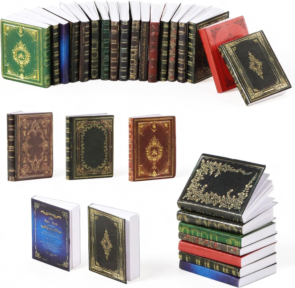 Miniatuurboeken voor poppenhuizen - Perfecte decoratie en accessoires voor je miniatuurprojecten