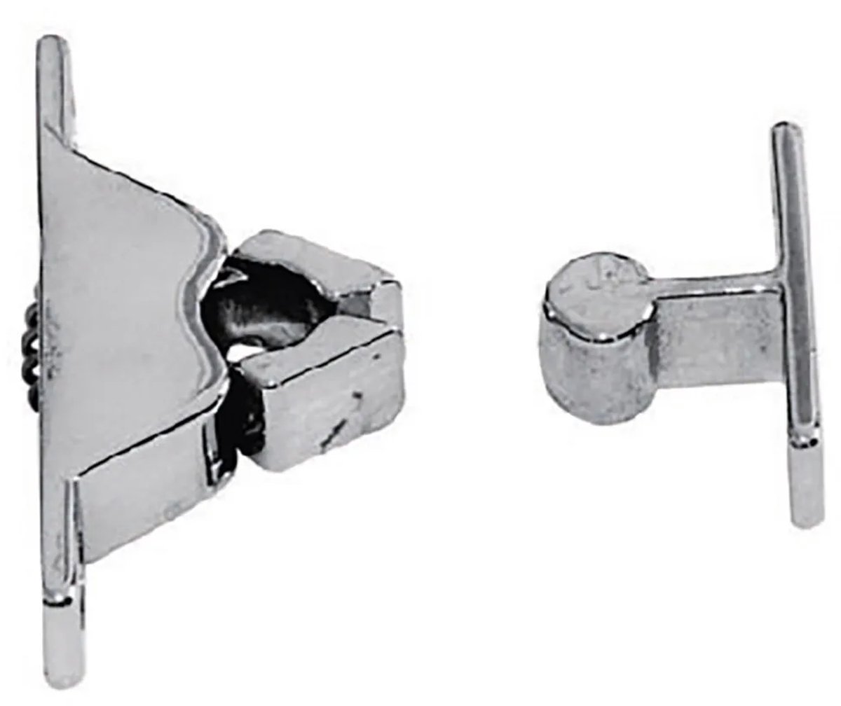 Plastimo Verchroomde Deurstopper Zilver 60 x 14 x 40 mm