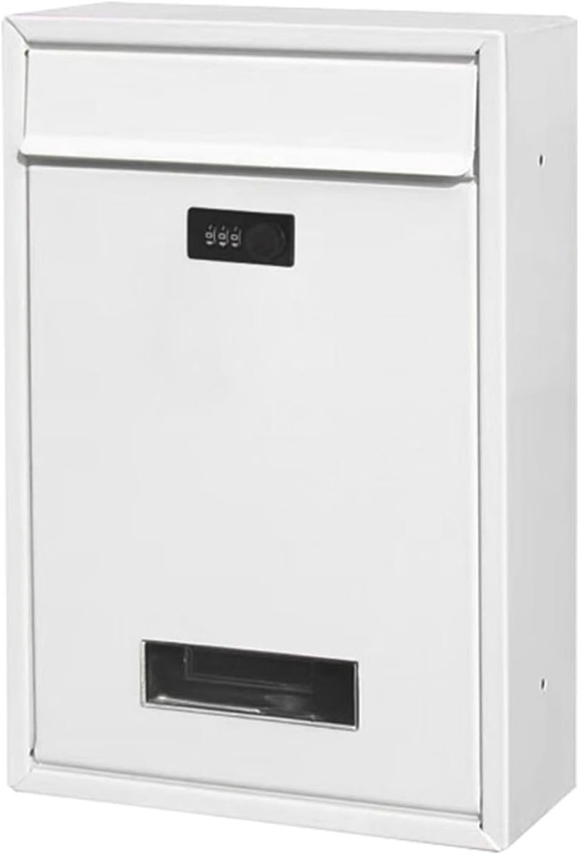 Brievenbus met combinatie slot - Roestvrij staal - Veilig en snel toegang - Perfect voor thuis en kantoor - ShopVlot