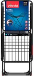 Étant donné que l'image ne montre pas le produit en cours d'utilisation ou porté par un mannequin, et qu'il n'y a pas de texte pertinent dans l'image qui doive être traduit, j'ai généré une description basée sur le nom du produit. Vileda Extra Ultimate séchoir, édition noire, avec cadre en X, 20m de longueur de séchage.
