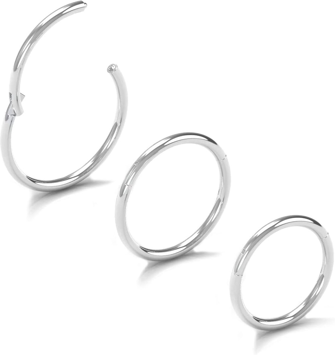 316L chirurgisch staal glitter microdermale piercing ankertopjes