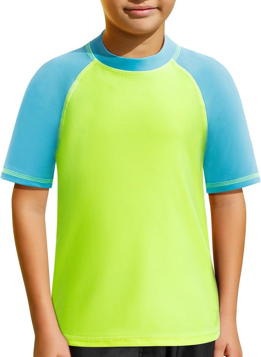 UV-shirt voor kinderen, uv-bescherming, Upf50+, korte mouwen