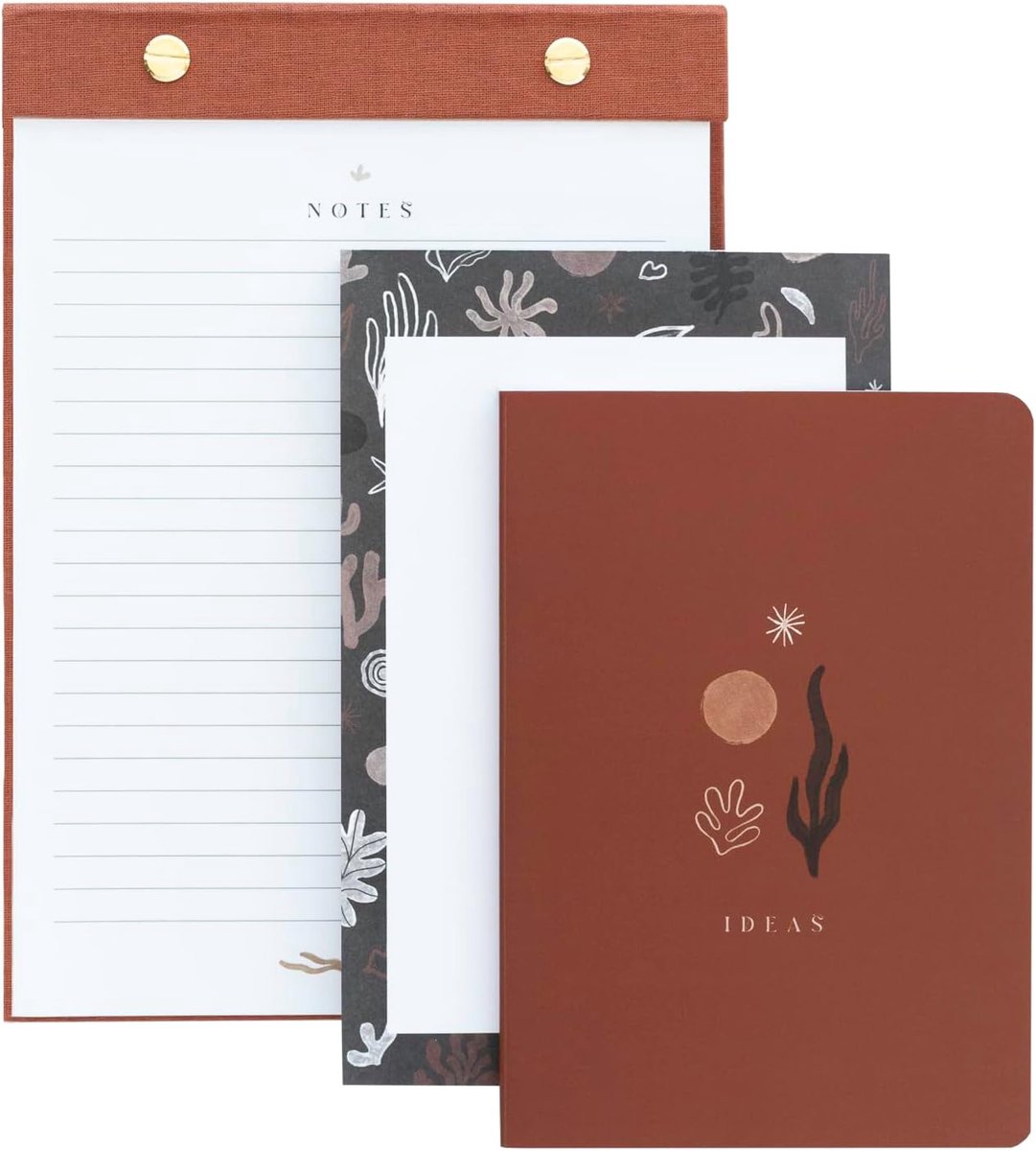 Kladblokset - Kalima | 3 notitieblokken in verschillende maten, notitieboekenset, schattig notitieboek, schattig briefpapier, schrijfblok, notitieboeken | Verschillende formaten, persoonlijk, to-do-lijstplanner, schrijfwaren, verzameling