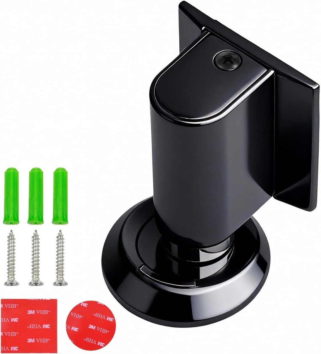 Magnetische deurstopper voor vloeren, zelfklevende wandbescherming, onzichtbare deurklinkbuffer zonder boren, ideaal voor elke deur