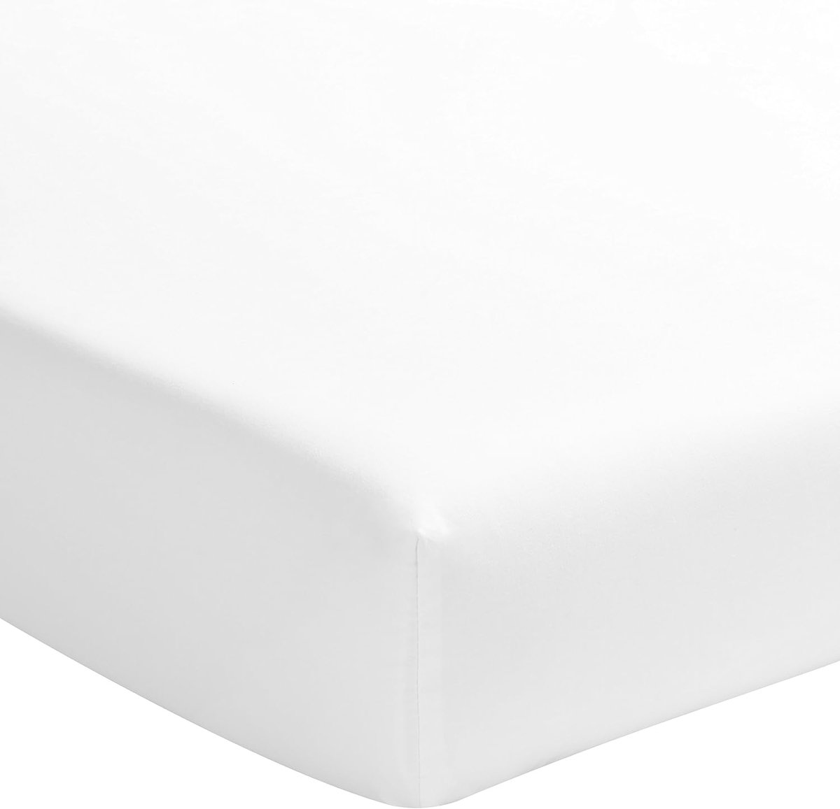 Hoeslaken Triumph Line katoensatijn, 140 x 200 cm, wit
