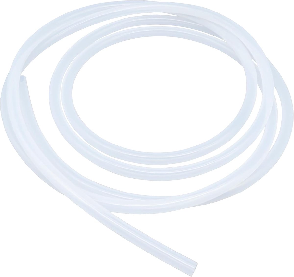 slang, 8 mm x 10 mm (binnendiameter x buitendiameter), 3 meter lang, geschikt voor contact met levensmiddelen, flexibel, transparant, water- en luchtslangen, voor pompoverdracht