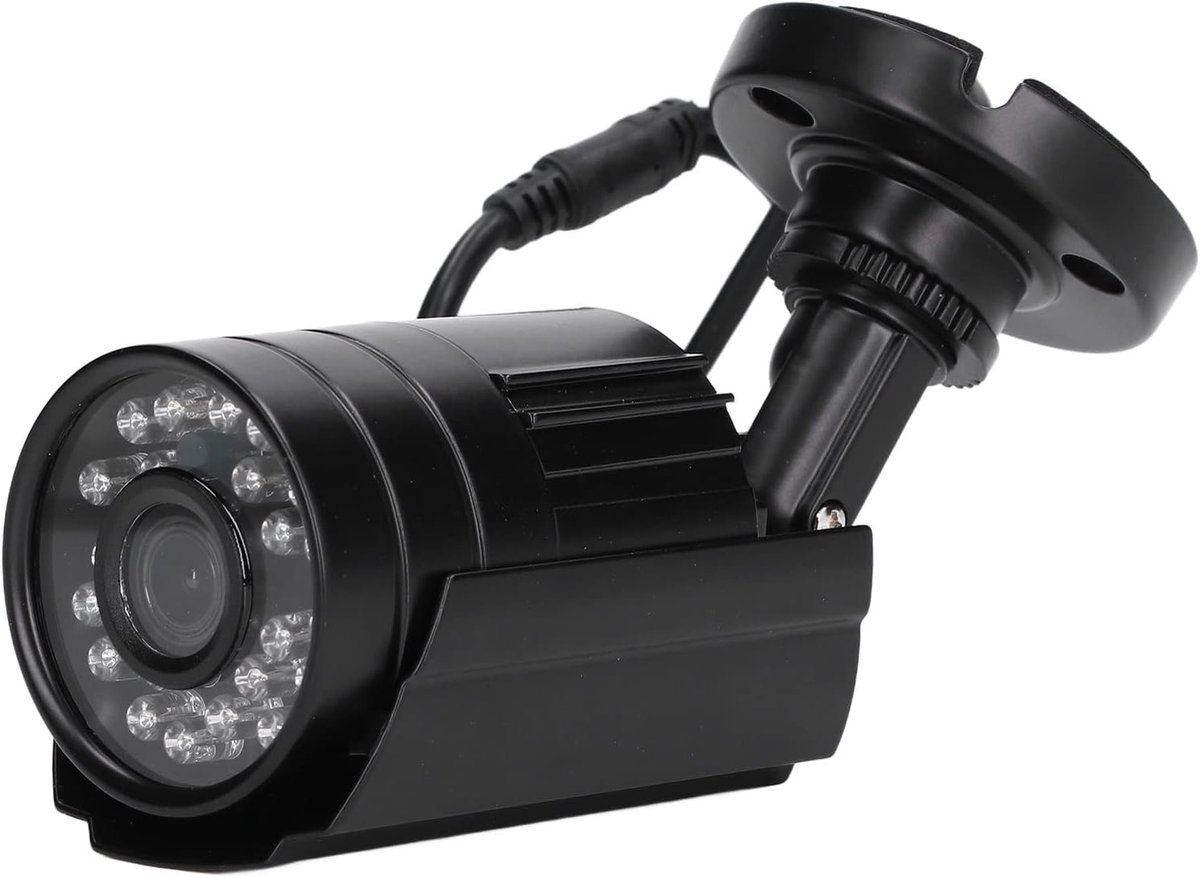 SnelShoppen - 2MP 4-in-1 Analoge CCTV Beveiligingscamera met Infrarood Nachtzicht voor Binnen en Buiten - 1080P Full HD en IR CUT